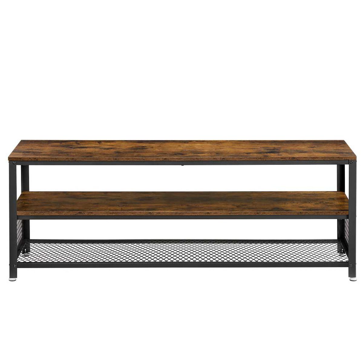 Rack TV Fm Furniture Metalwood Colection Marrón Rústico