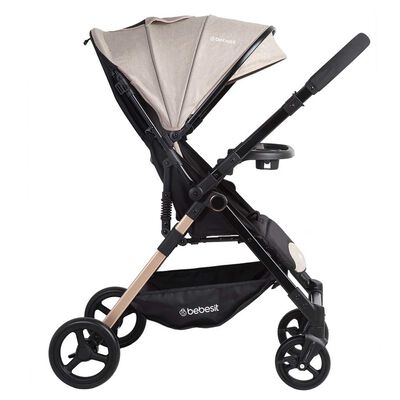 Imagen 2 del producto Coche Paseo Bebe City Compacto Liviano Beige Bebesit