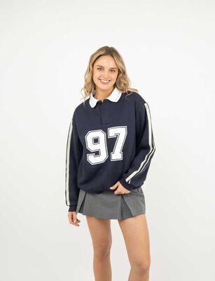 Imagen 1 del producto Polerón Mujer Icono Navy