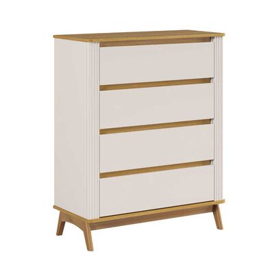 Imagen 1 del producto Comoda Amuv 4 Cajones Blanco