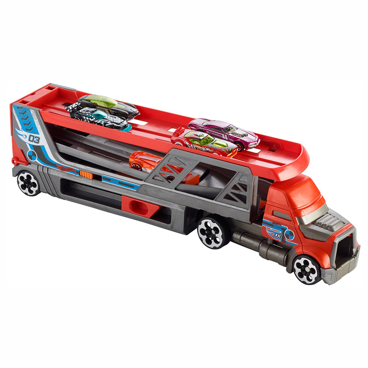 Hot Wheels Action Súper Remolque Lanzador