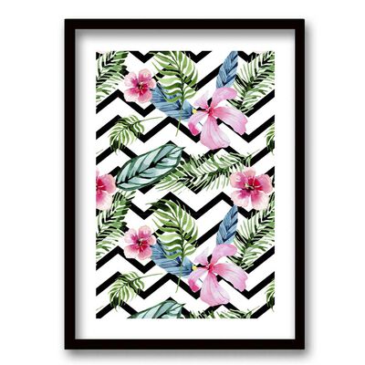 Imagen 1 del producto Cuadro Decorativo Retela Tropical Leaves II 40 x 30 cm