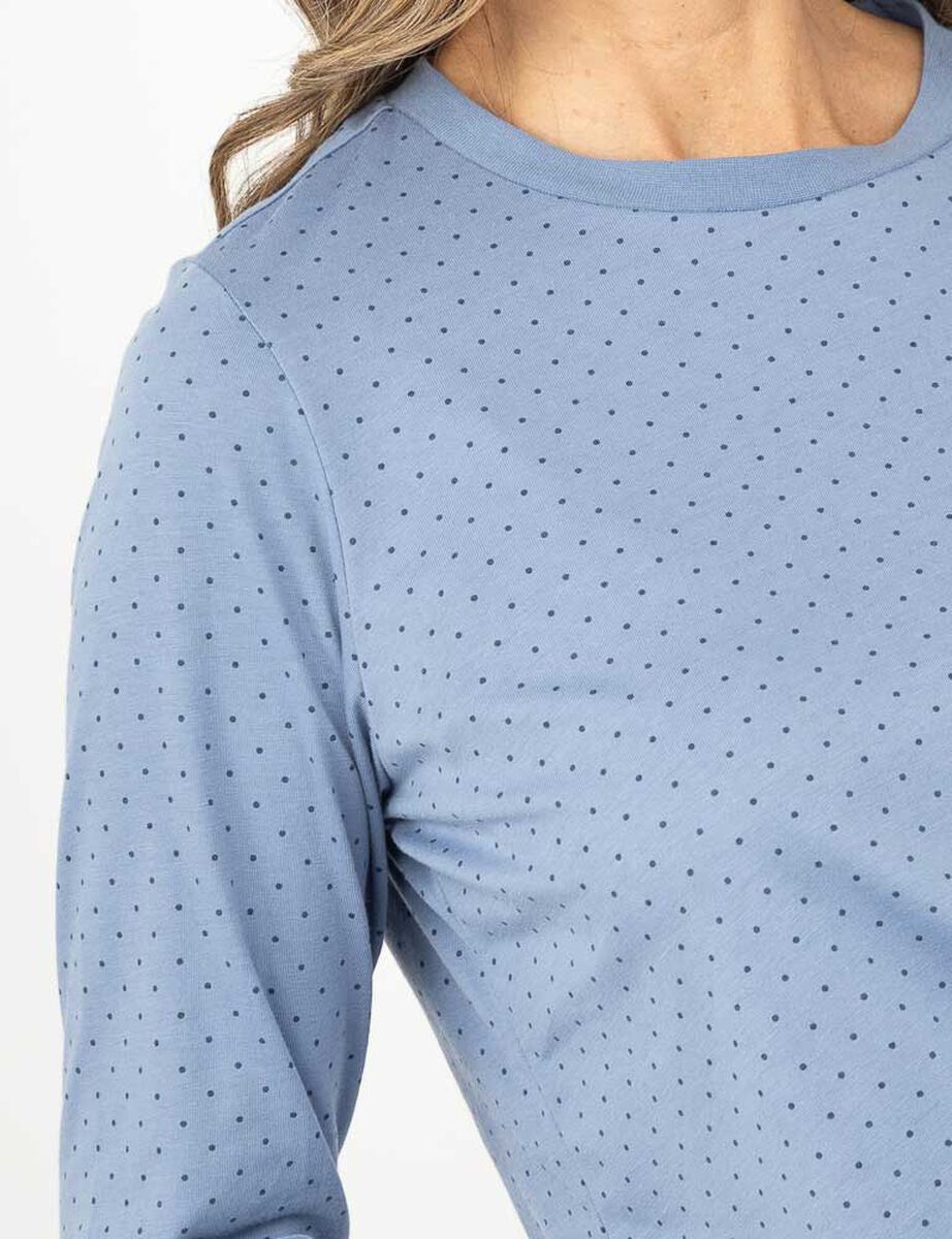 Polera Manga Larga Mujer Portman Club
