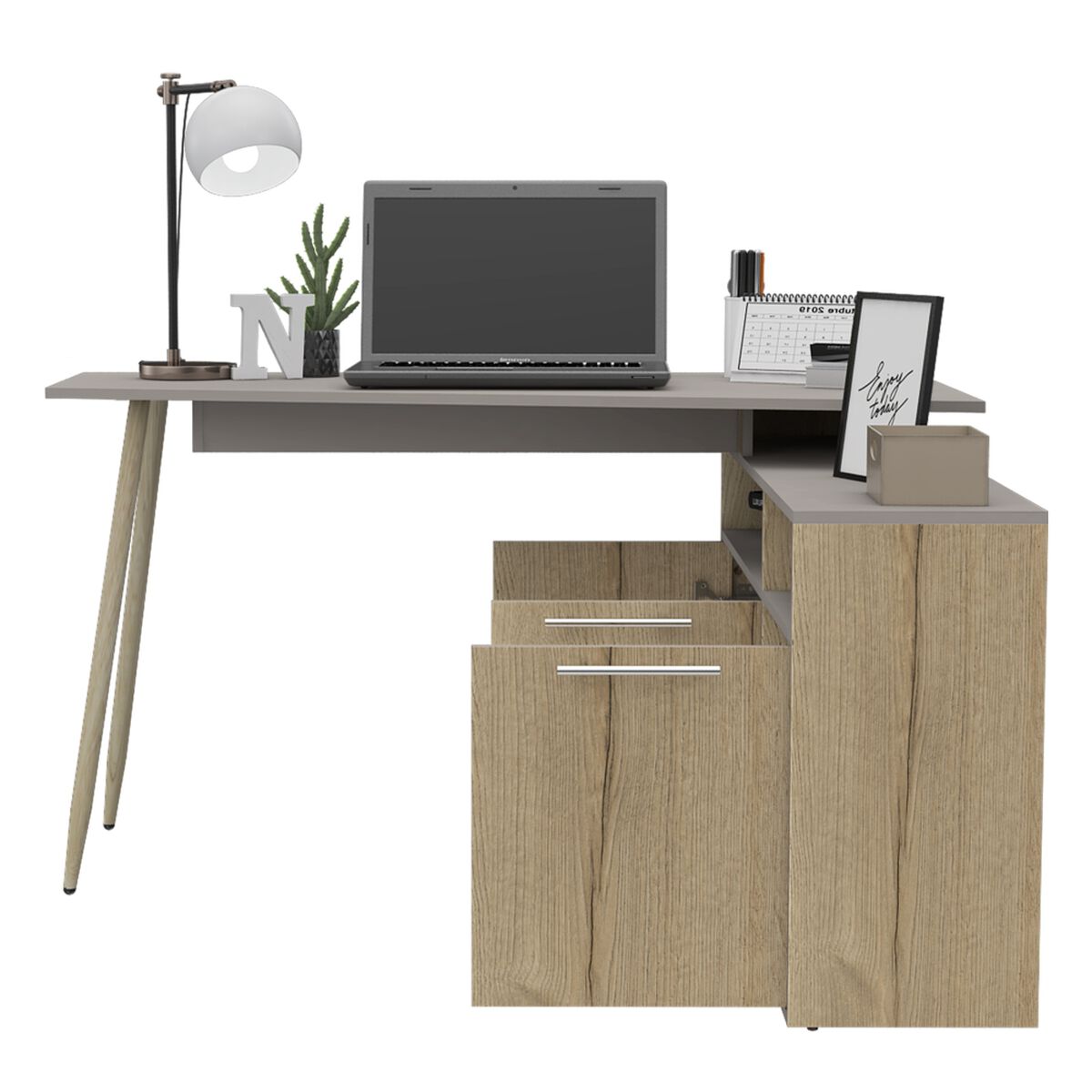 Escritorio TuHome Obregon Duna/Taupe