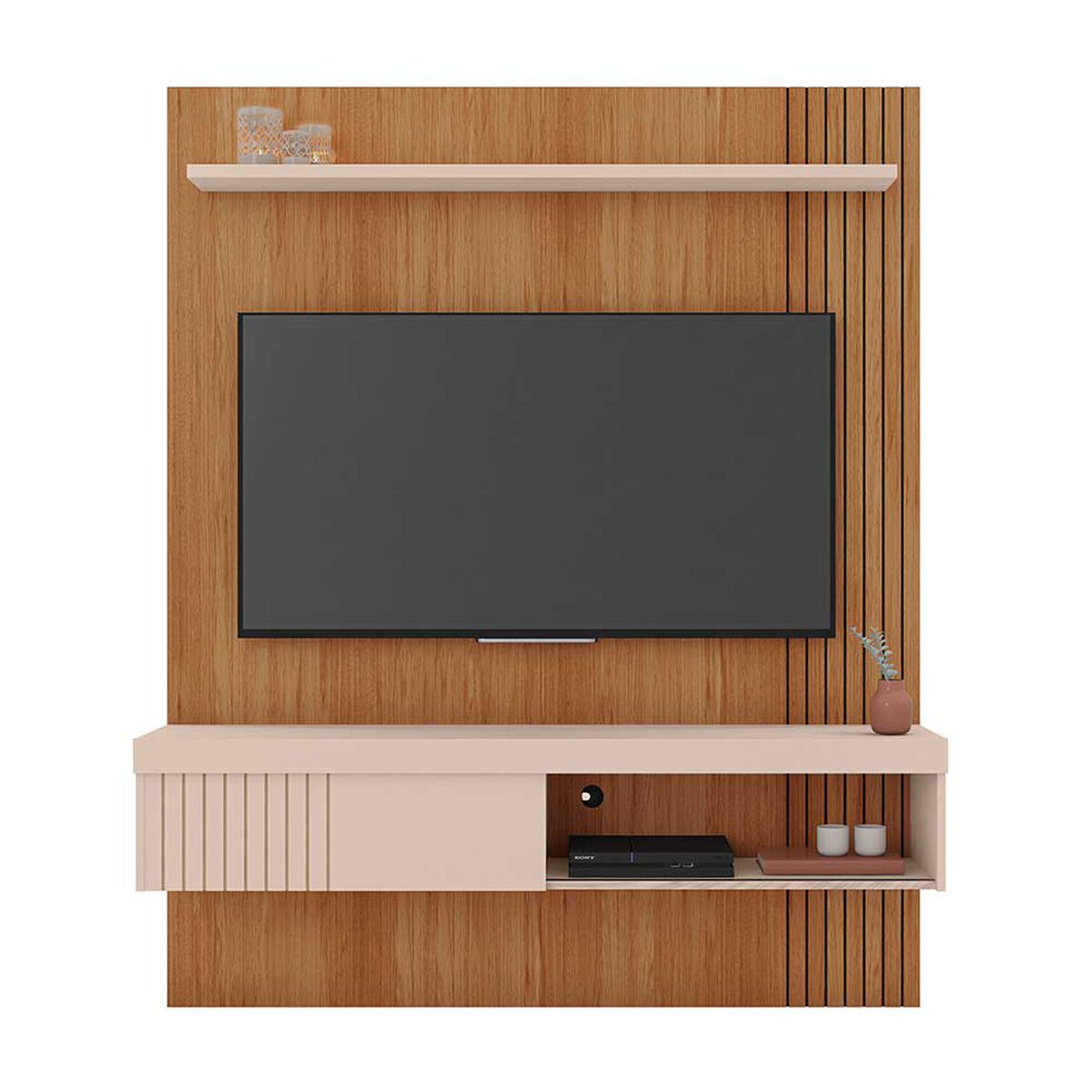 Panel Decocasa Jade Hasta 55" Castaño Ow