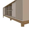 Rack Exit Florencia Hasta 79" Nogal-Beige