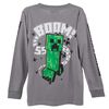 Polera Manga Larga de Algodón Niño Minecraft