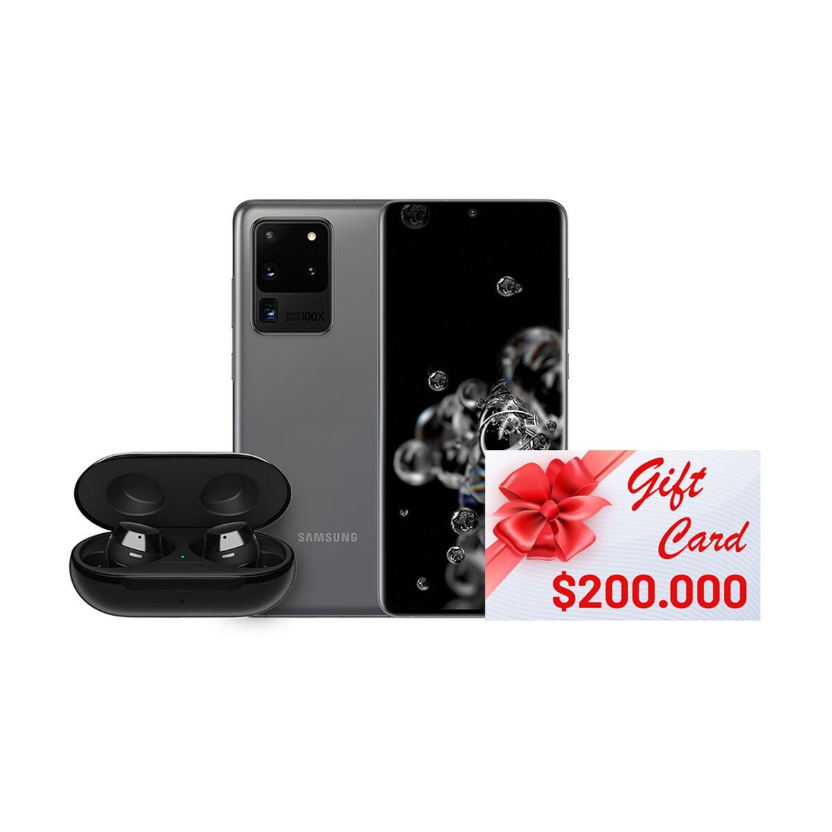 Celular Samsung Galaxy S20 Ultra 128GB 6,9" Gris Liberado + Galaxy Buds