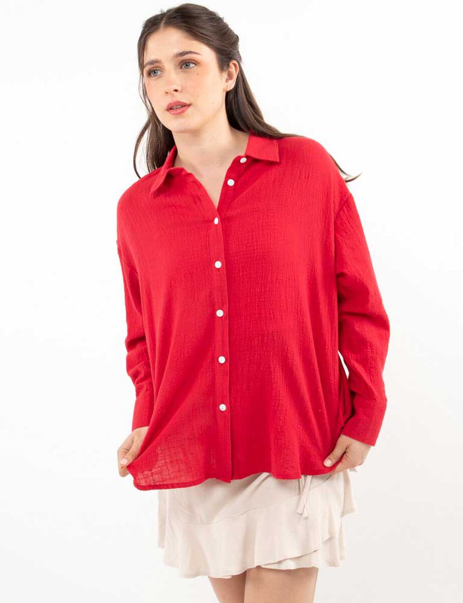 Blusa Algodón Manga Larga Mujer Icono
