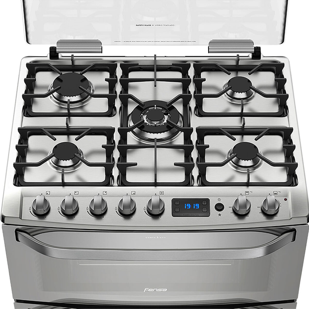Cocina a Gas Fensa 76 DXT 5 Quemadores