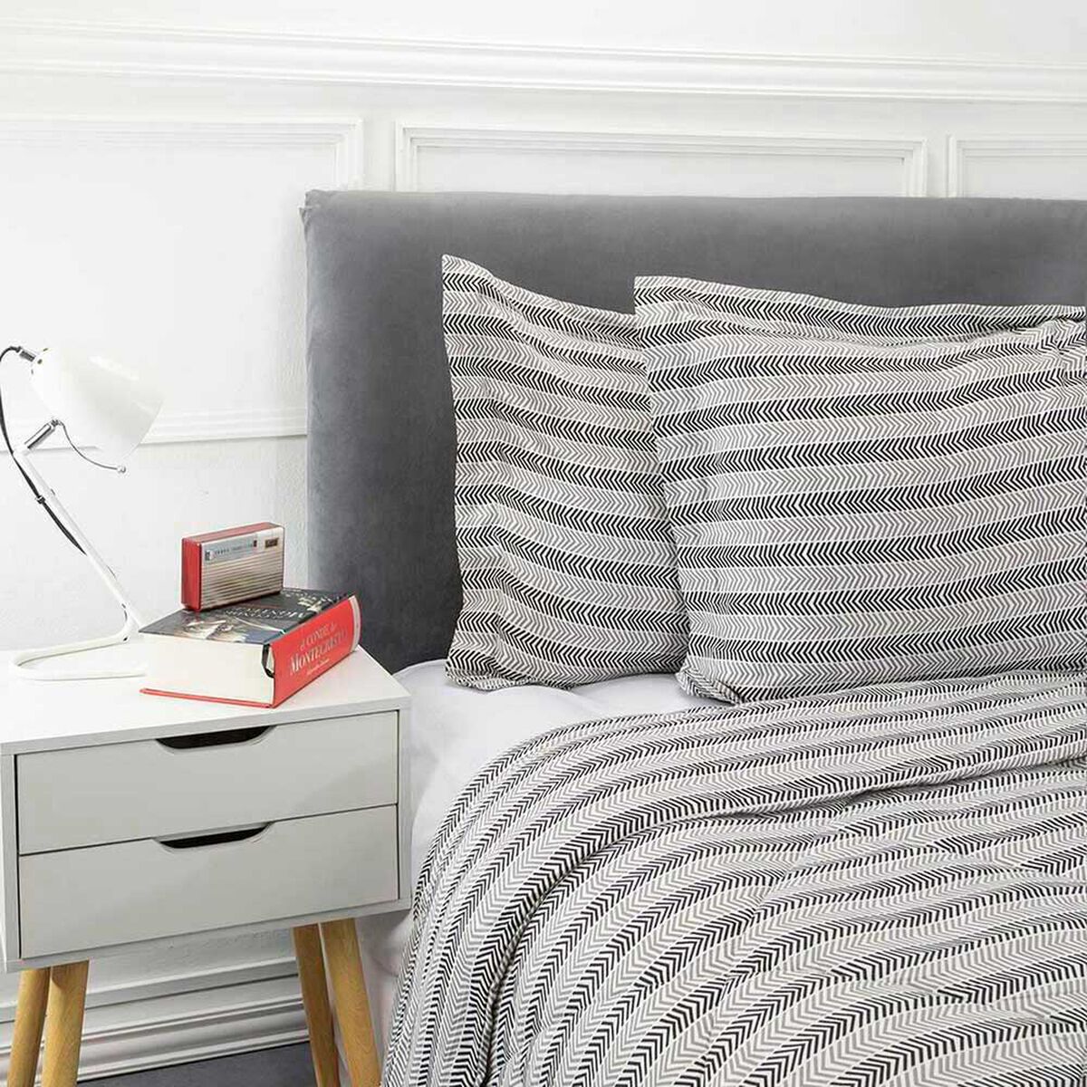 Plum&oacute;n Estampado Casanova 1,5 Plazas Arrow