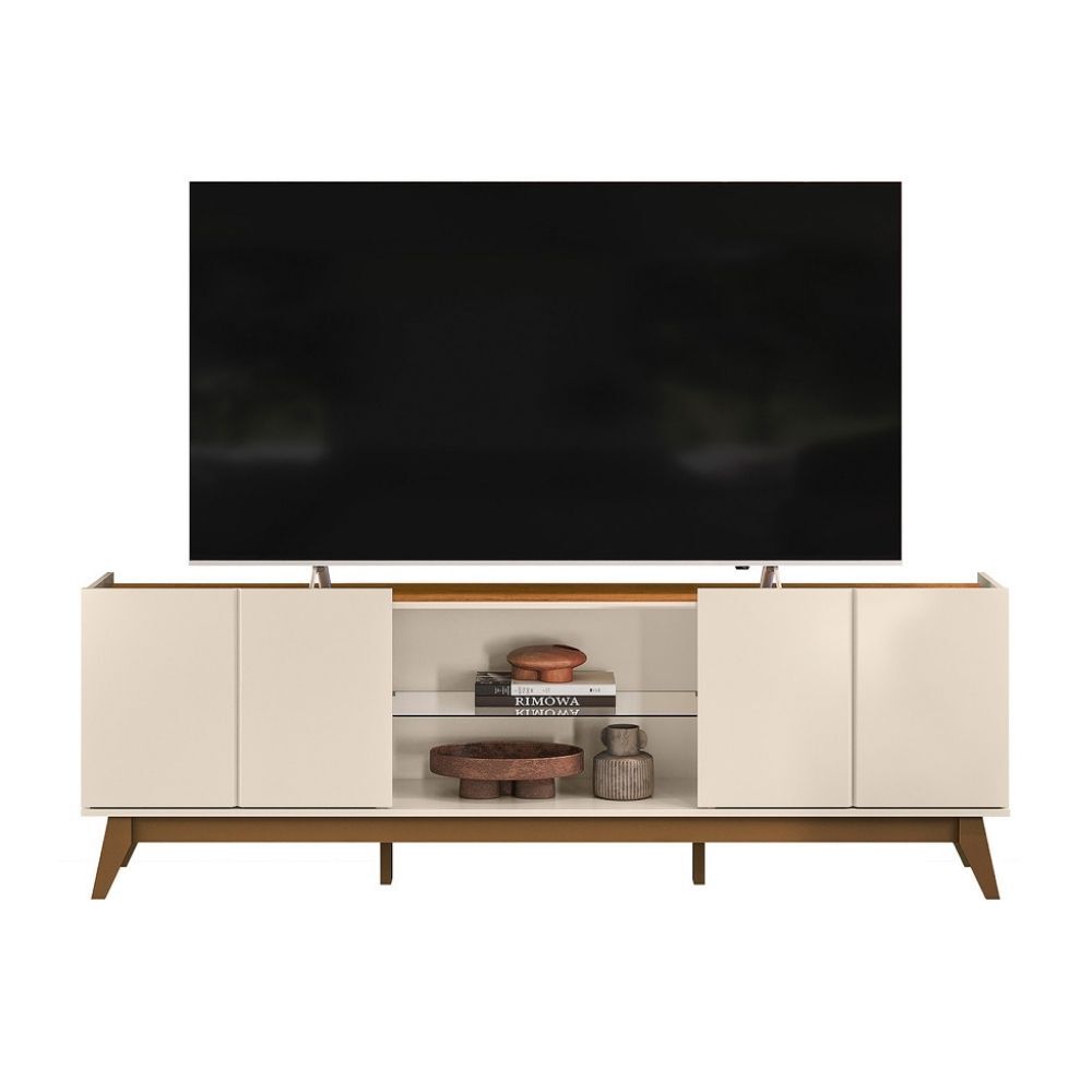 Rack TV Exit Guaruja Hasta 75" Beige