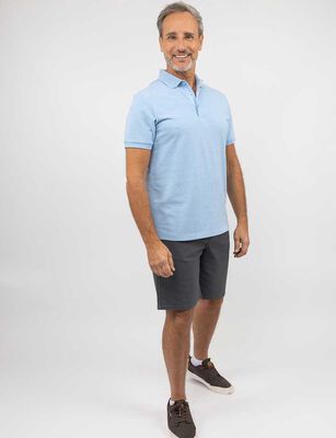 Imagen 2 del producto Polera Piqué Manga Corta Hombre Portman Club Celeste, Charcoal, Coral, Navy, Verde