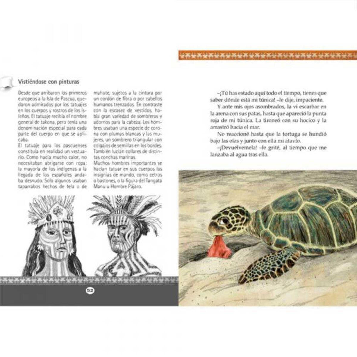 Libro Makarina, Bella de Rapa Nui Jacqueline Balcells; Ana María Güiraldes Zig-Zag