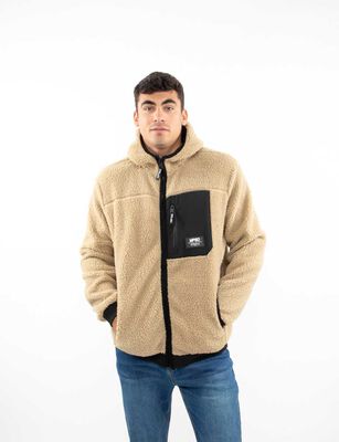 Imagen 1 del producto Polerón Sherpa Hombre Icono Arena