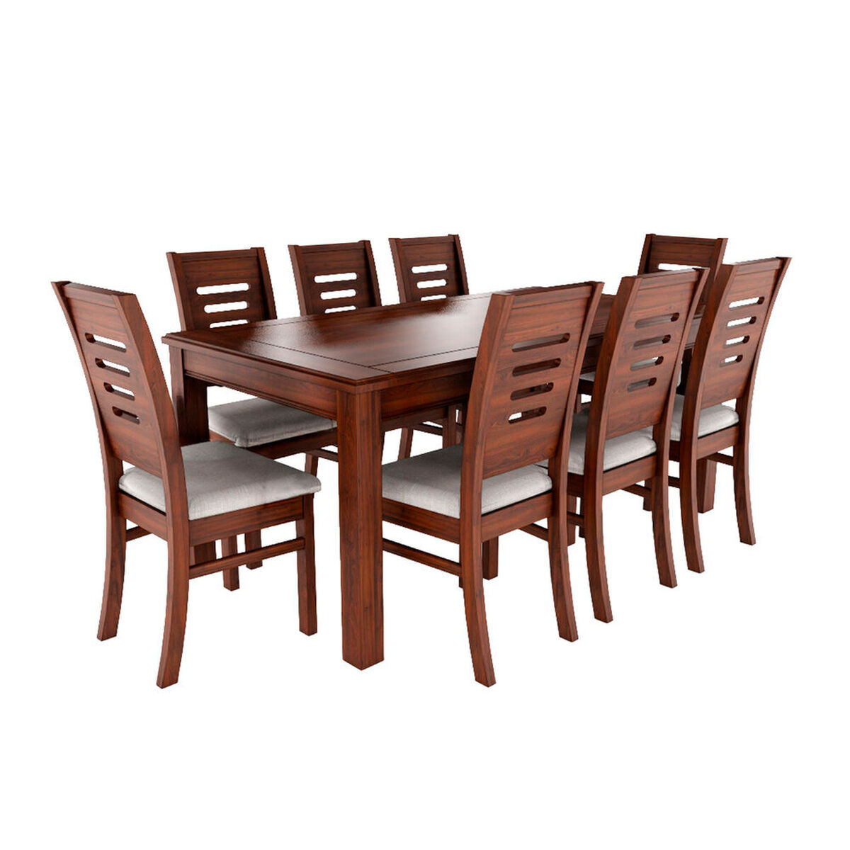 Juego de Comedor Muebles Hema Roma 8 Sillas Nogal