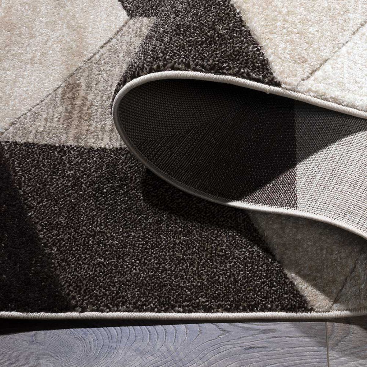 Alfombra Idetex Frise Carved Avangard 150 x 200 cm Beige