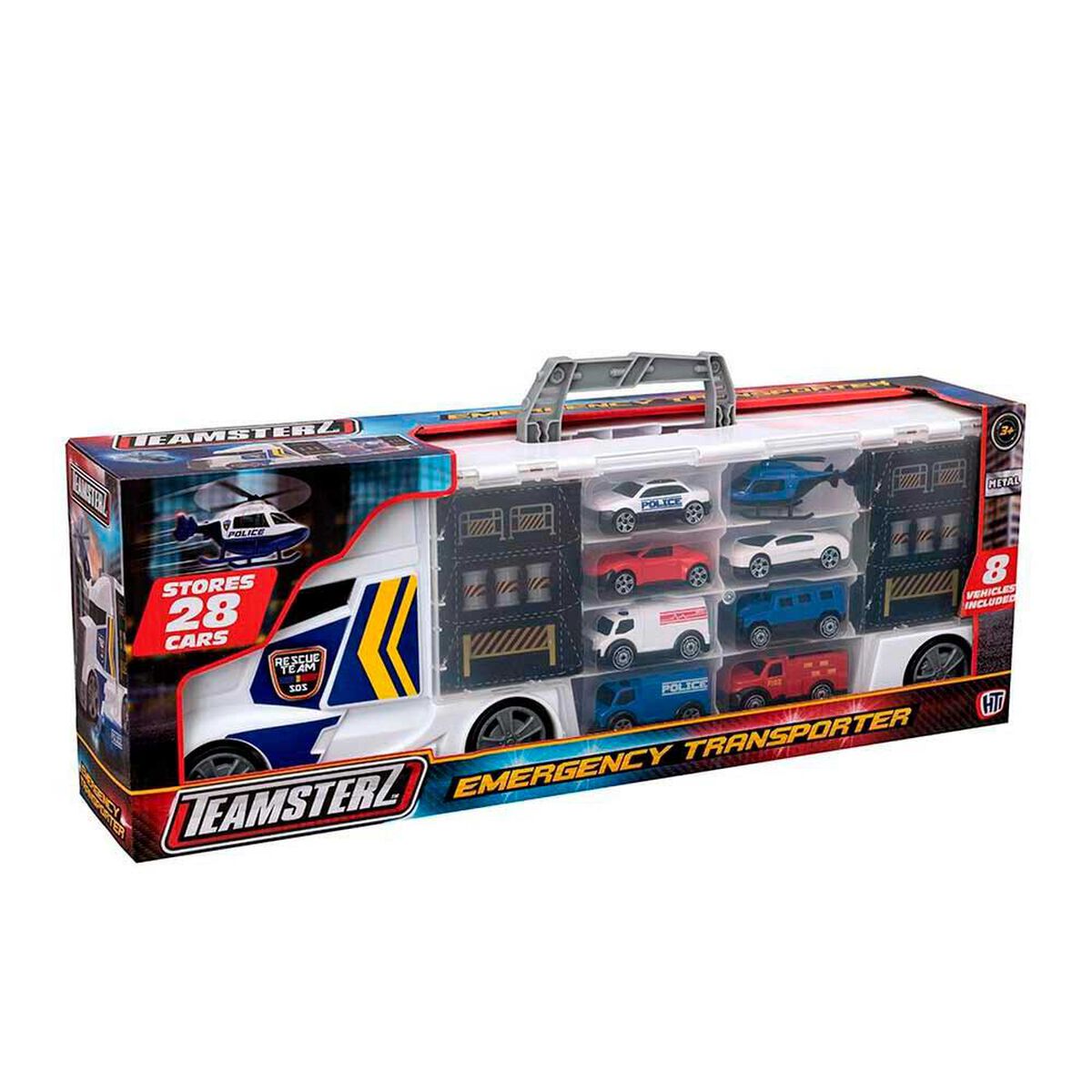 Cami&oacute;n Transportador Incluye Autos Teamsterz