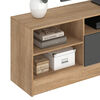 Rack TV Vekkahome Moyan 75 pulgadas Café
