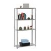 Estante Metálico Metalbrein MB1457030G 4 Repisas Ajustable Gris