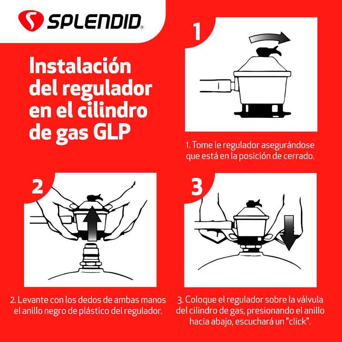 Regulador de Gas Splendid A235itG1