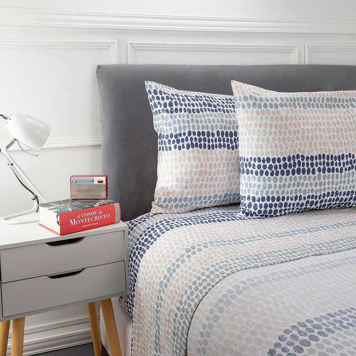 Juego de S&aacute;banas Casanova 144 Hilos 2 Plazas Puntos