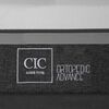 Cama Europea CIC Base Dividida 2 Plazas Ortopedic + Respaldo Milan Olivo
