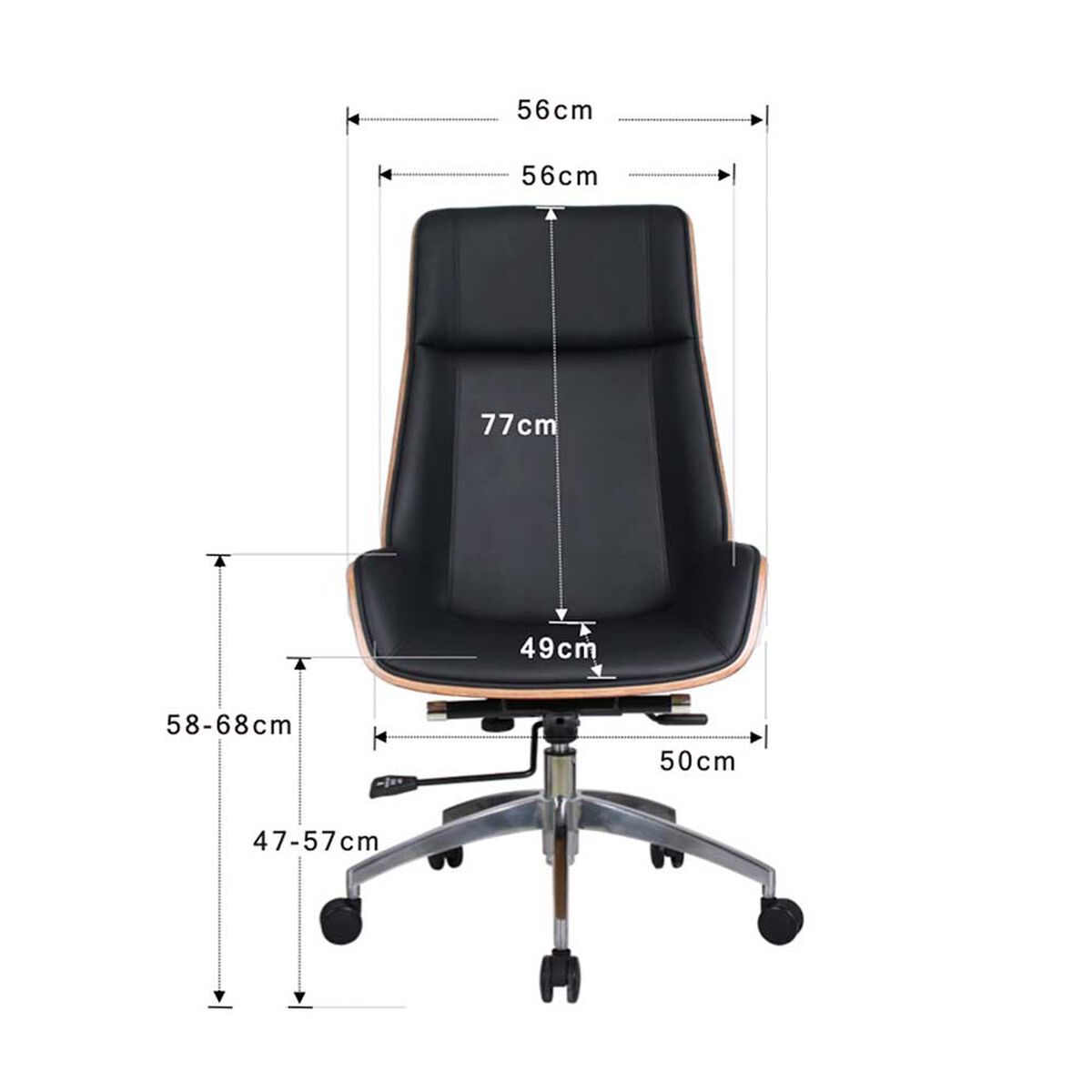 Silla de Escritorio Rodler Aurum Negro