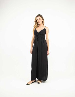 Imagen 1 del producto Vestido Maxi Sin Mangas Mujer Zibel Black2, Negro