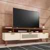Rack TV Vekkahome Arcade Hasta 70" Beige
