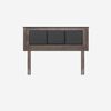 Cama Europea Rosen Base Dividida 2 Plazas New style 6 + Respaldo Rachel Gris