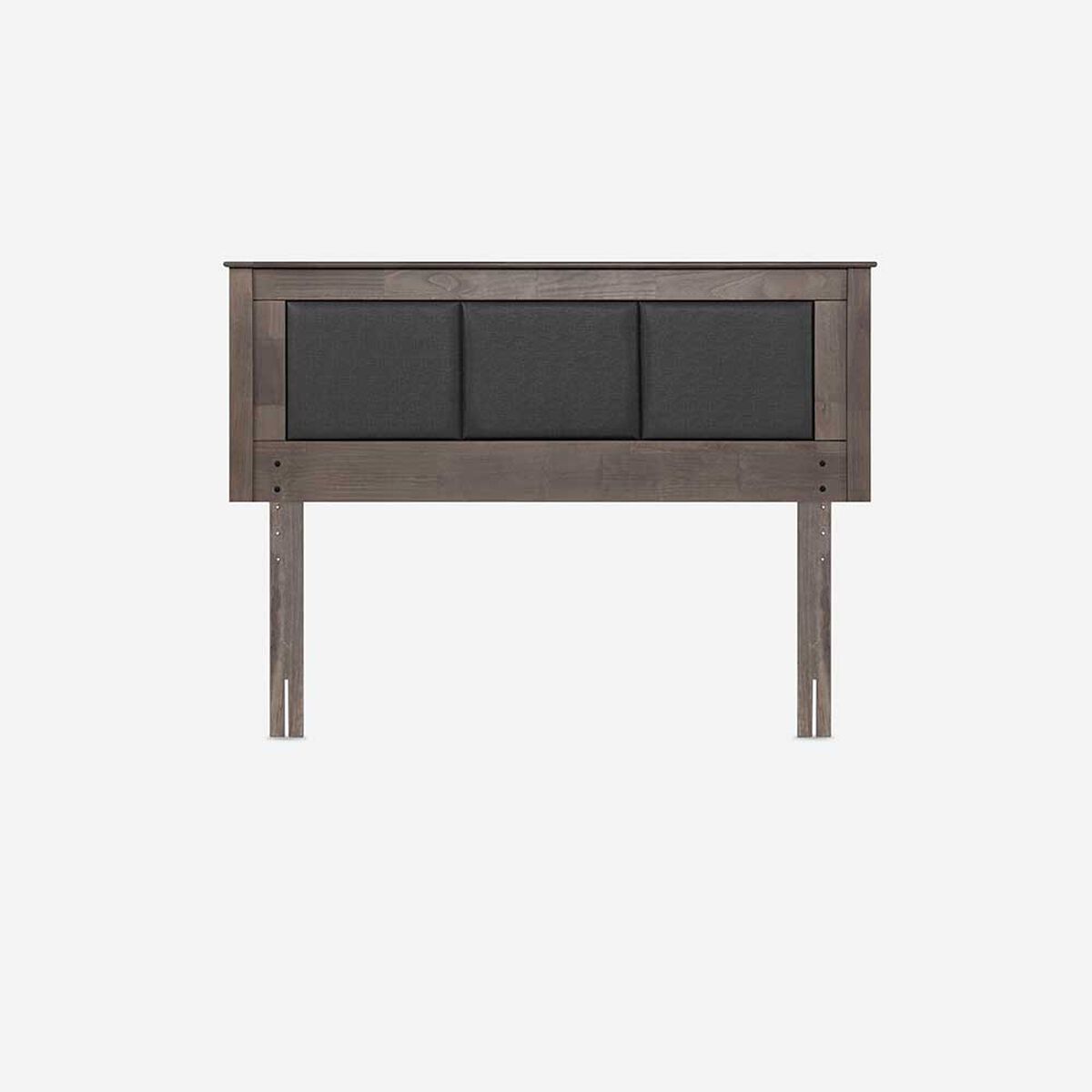 Cama Europea Rosen Base Dividida 2 Plazas New style 6 + Respaldo Rachel Gris