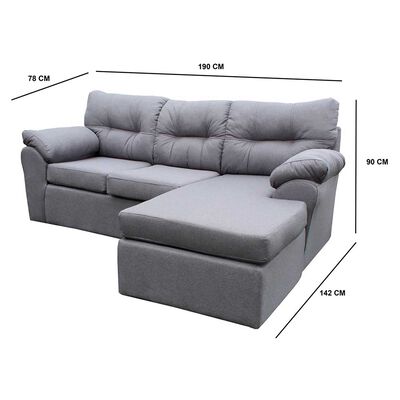 Imagen 2 del producto Sofá Modular Muebles MYM Alta 4 Cuerpos Gris