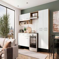 Mueble de Cocina Roca Arizona 1 Cajón 9 Puertas Blanco