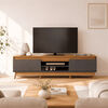 Rack TV Exit Texas hasta 70" Roble Grafito
