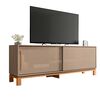 Panel TV 65" + Rack TV 80" + Vitrina + Buffet Decocasa Mondrian Gris