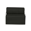 Sofá Cama Latam Home PU Siena 1 Cuerpo Negro