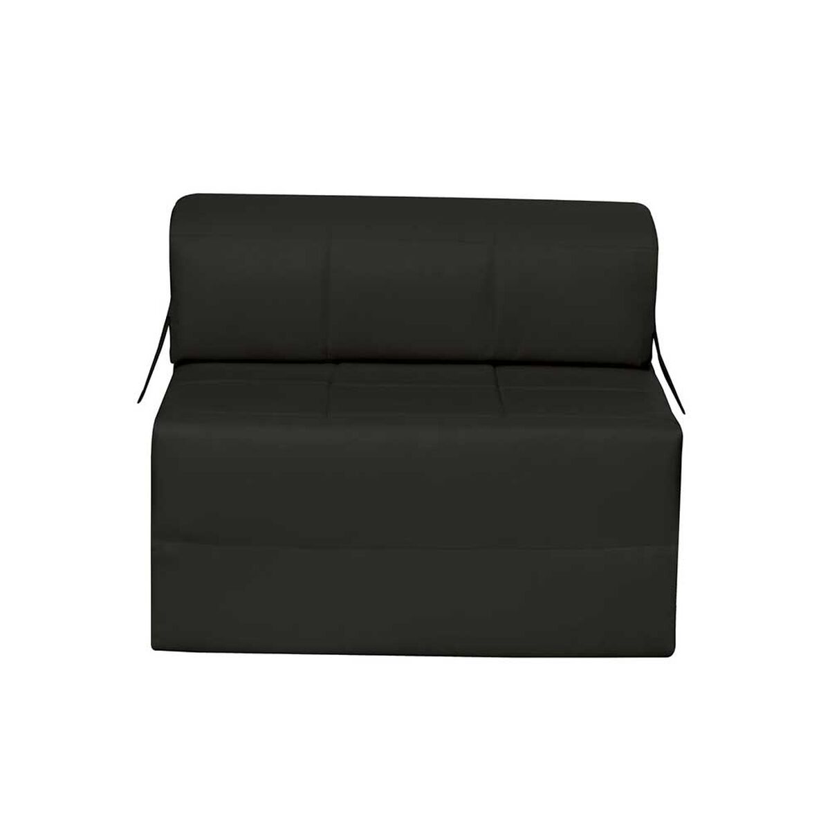 Sofá Cama Latam Home PU Siena 1 Cuerpo Negro