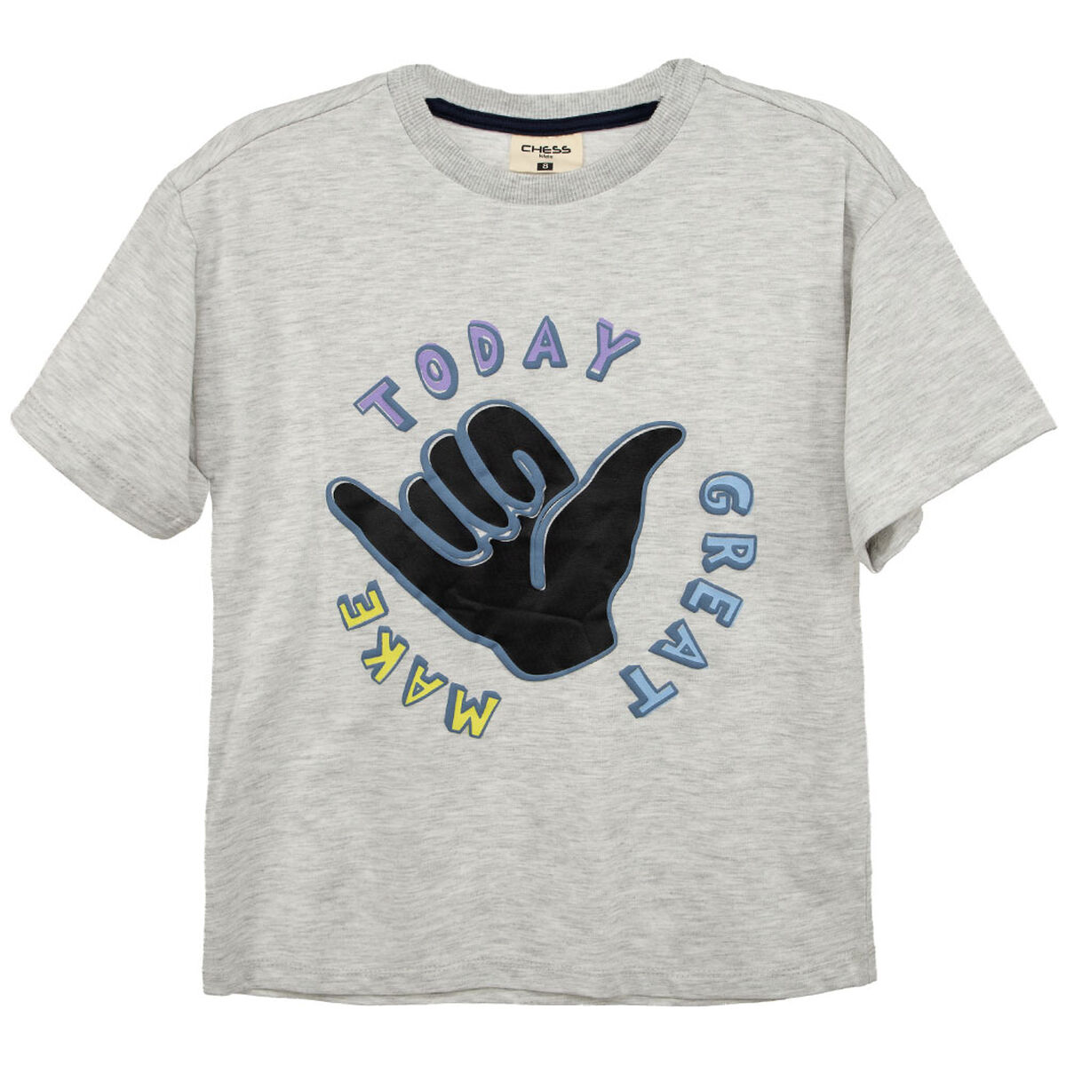 Polera Manga Corta Niño Chess