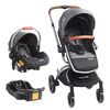 Coche Travel System Deluxe 360° Sx Gris Bebesit