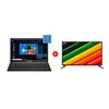 Combo Notebook Hyundai HyBook Celeron 4GB 128GB SSD 14" + LED 32" Hyundai RP32HY19 HD
