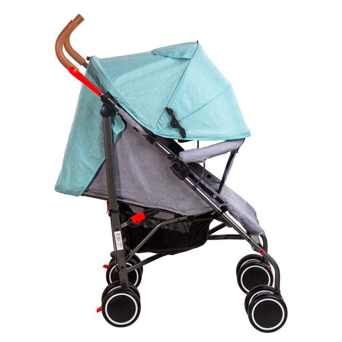 Coche Paragua Bebe Clap Compacto Plegable Melange Verde Bebesit