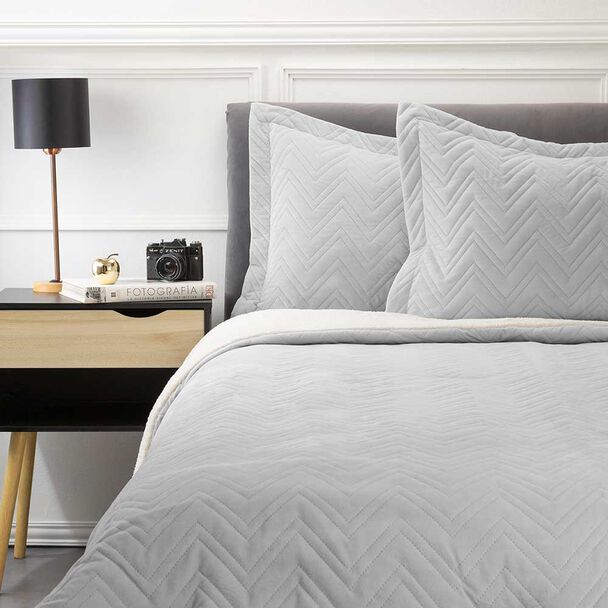 Plumón Austral Sherpa Zibel 1,5 Plazas Gris