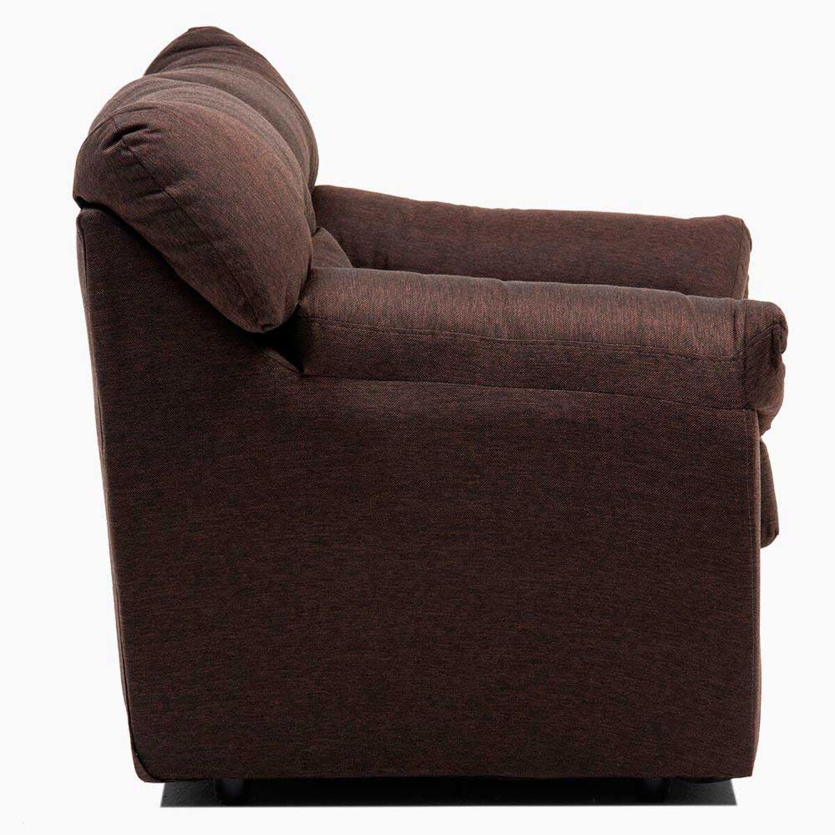 Juego de Living Cabsur Zeus Sofá 3 Cuerpos + Sofá 2 Cuerpos Tela Chocolate