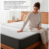 Cama Ba&uacute;l Latam Home Full Colch&oacute;n New Top Gris + 2 Almohadas