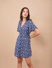 Vestido Manga Campana Corta Mujer Zibel