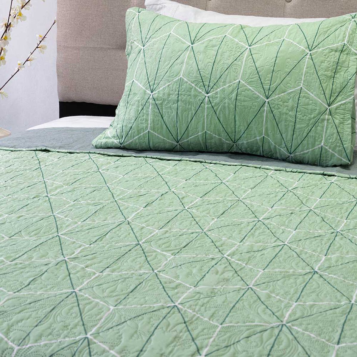 Quilt Doral 1,5 Plazas Hotpress Origins D12 Estampado