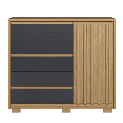 Imagen 2 del producto Zapatero Vekkahome Dueto 5 Cajones Café Negro