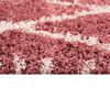 Alfombra Dib Shaggy Design 180 x 275 cm Rosa