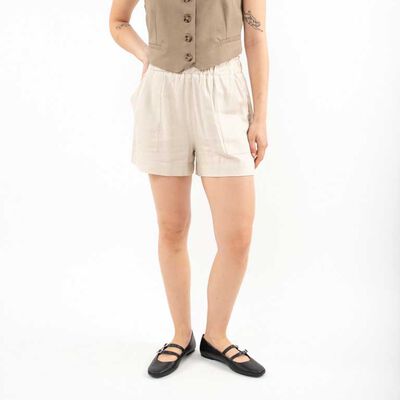Short Lino Mujer Icono